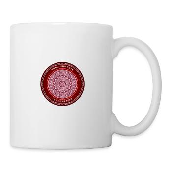 Yoga Namaste Peace is now - Tasse - Weiß - Rechts