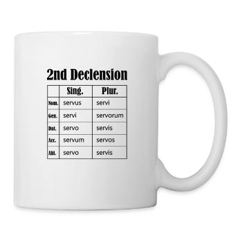 Latin language Latin teacher student - Mug - white - Right
