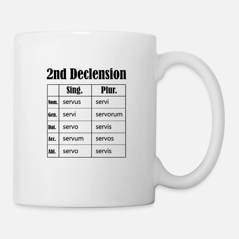 Latein Sprache Lateinisch Lehrer Schüler - Tasse - Weiß
