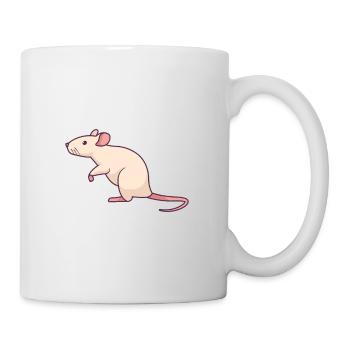 White Rat Clipart - Mug - white - Right