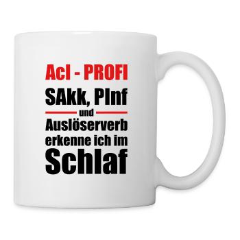 AcI Profi Latein Fremdsprache Schüler - Tasse - Weiß - Rechts