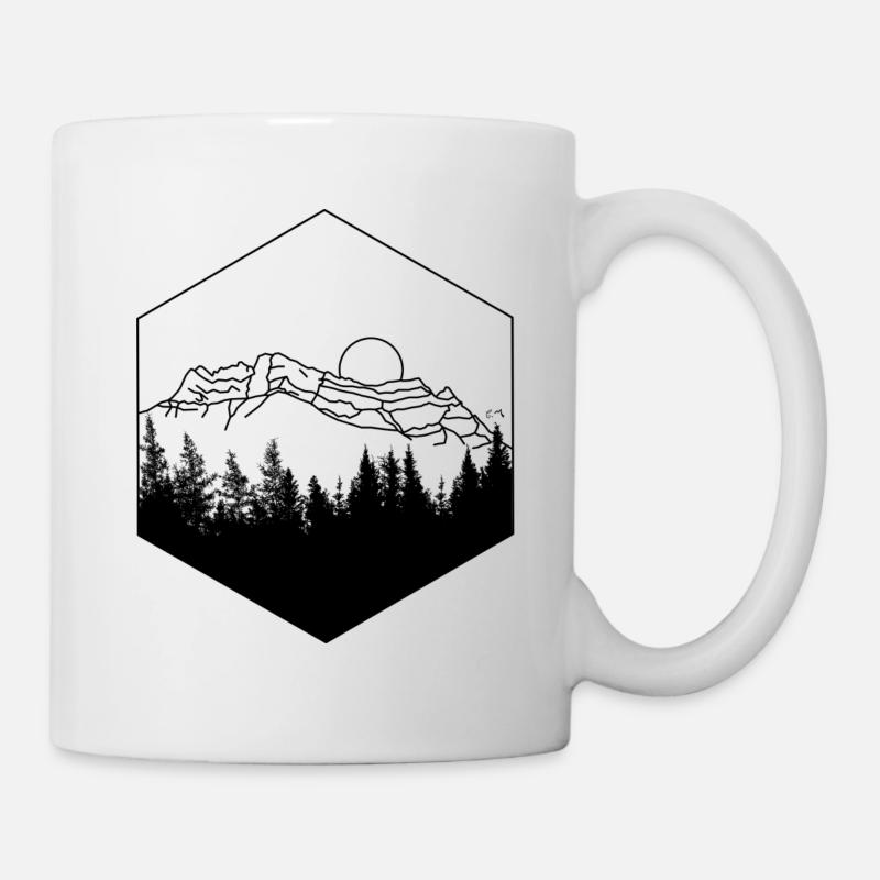L'Arclusaz le jour - Massif des Bauges - Mug blanc - blanc