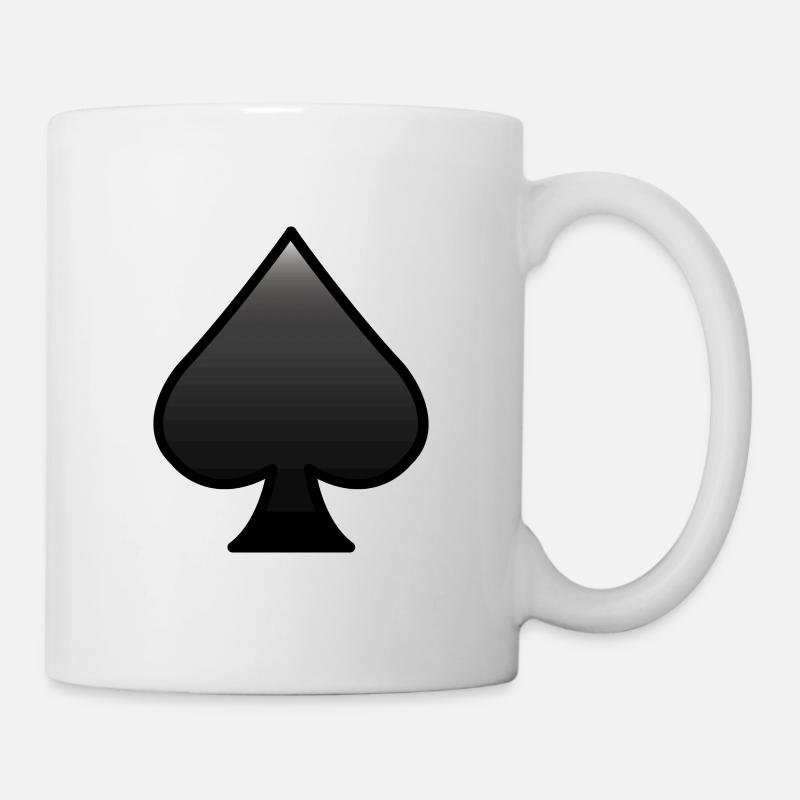 Pik-Ass - Tasse - Weiß