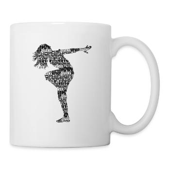 hiphop dancer - Tasse - Weiß - Rechts