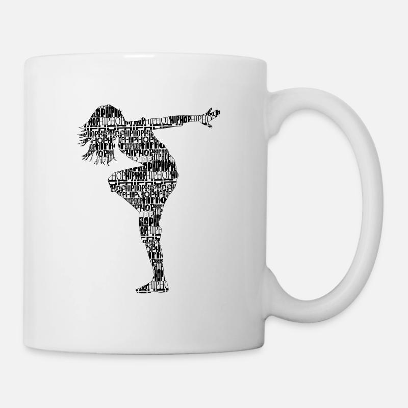 danseur hip hop - Mug blanc - blanc