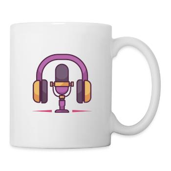 Microphone and Headphones Set - Mug - white - Right