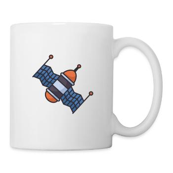 Navire de voyage spatial - Mug blanc - blanc - Droite