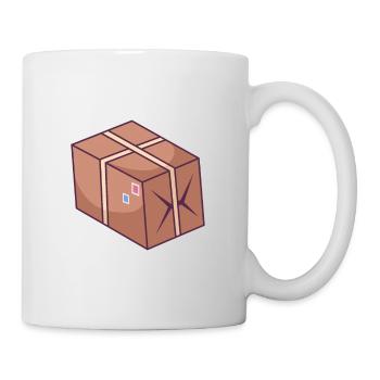 Zustell- und Paketservice - Tasse - Weiß - Rechts
