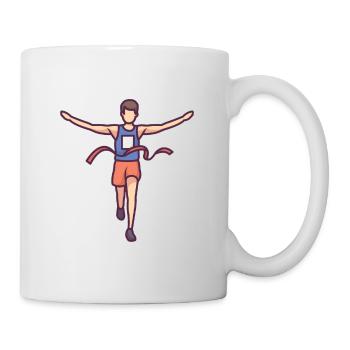 Marathonien - Mug blanc - blanc - Droite
