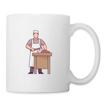 Butcher Man - Mug - white - Right