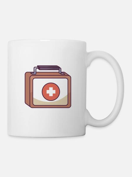 Arzttasche - Tasse - Weiß