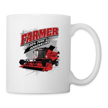 Combine harvester - Combine harvester - Mug - white - Right