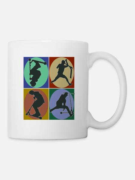 Scooter - Mug blanc - blanc