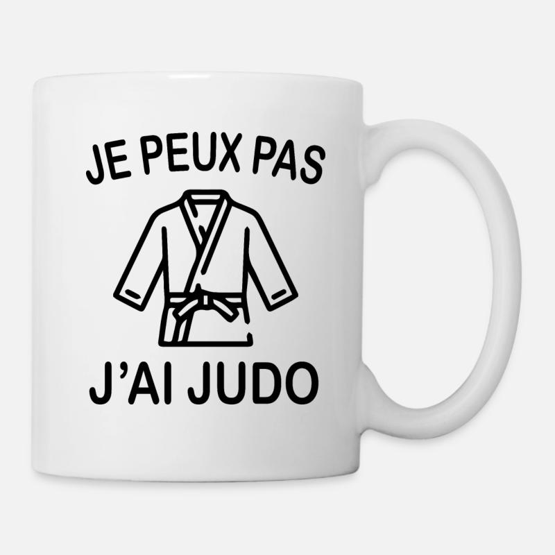 Je Peux Pas J'ai Judo - Mug blanc - blanc
