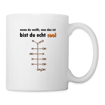 Glucose Chemie Biologie Lehrer - Tasse - Weiß - Rechts