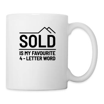Courtiers immobiliers Drôle de cadeau - Mug blanc - blanc - Droite