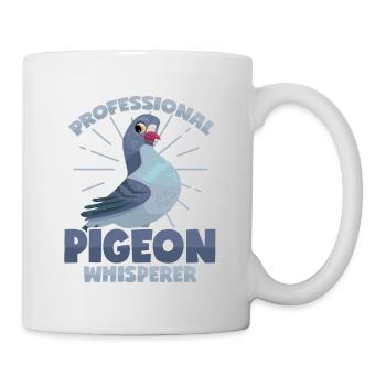 Professional pigeon whisperer - Mug - white - Right