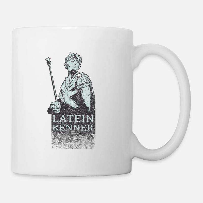 Latein Kenner Caeser Sprache Lehrer - Tasse - Weiß