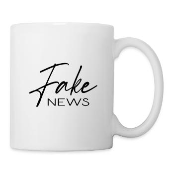 Fake News - Tasse - Weiß - Rechts