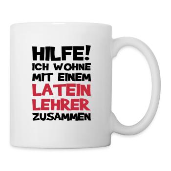 Lateinlehrer Lehrer Latein Lustiges Geschenk - Tasse - Weiß - Rechts