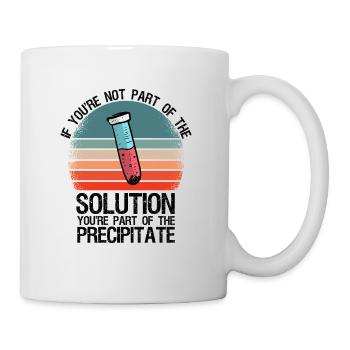 Tube à essai Professeur de chimie Laboratoire de chimie Drôle - Mug blanc - blanc - Droite