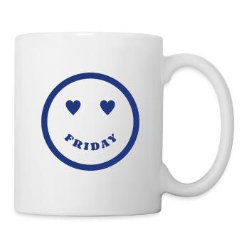Friday - Tasse - Weiß - Rechts