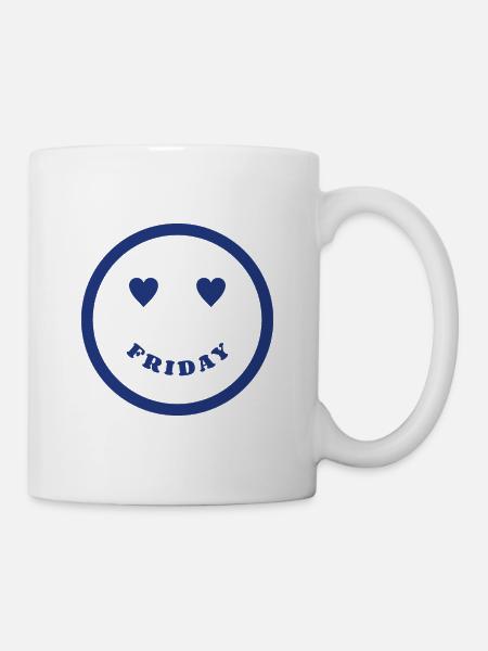 Friday - Tasse - Weiß
