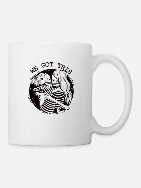 Lesbiennes LGBT Amour Femmes - Mug blanc - blanc