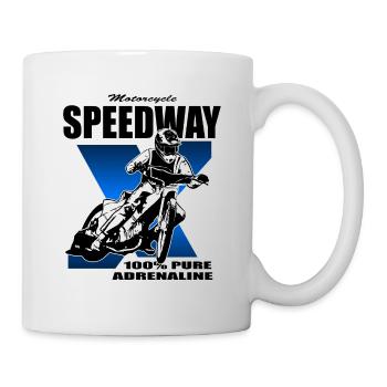 Speedway - Motorcycle Speedway - Tasse - Weiß - Rechts