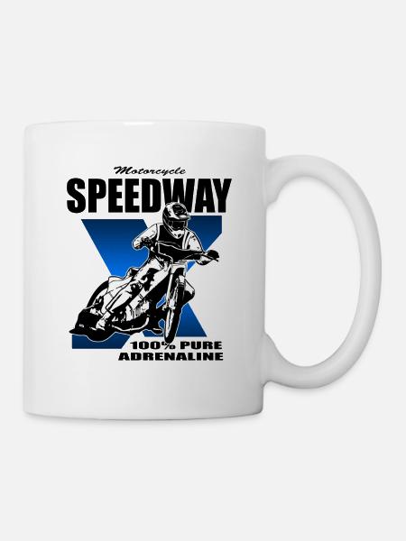 Speedway - Motorcycle Speedway - Mug - white