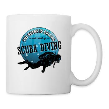 Diver Scuba Diving - Mug - white - Right