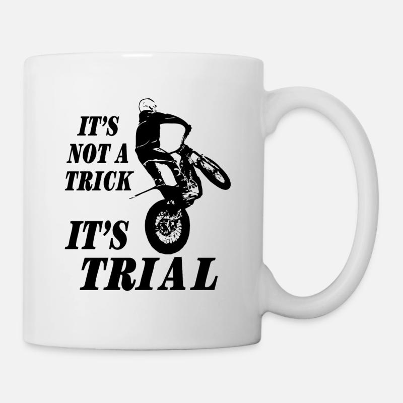 Trial - Trialsport - Moto Trial - Motorcycle Trial - Mug - white