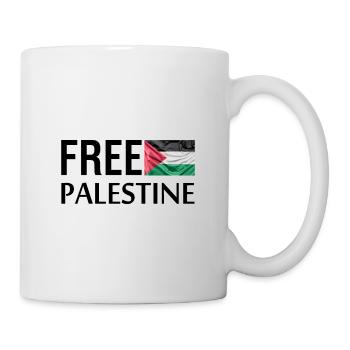 Free Palestine Free Palestine Free Palestine - Mug blanc - blanc - Droite