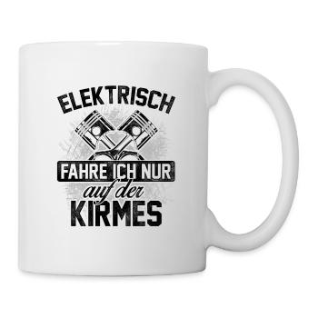 Handwerker Schrauber Mechaniker Elektrisch Nur Auf - Tasse - Weiß - Rechts