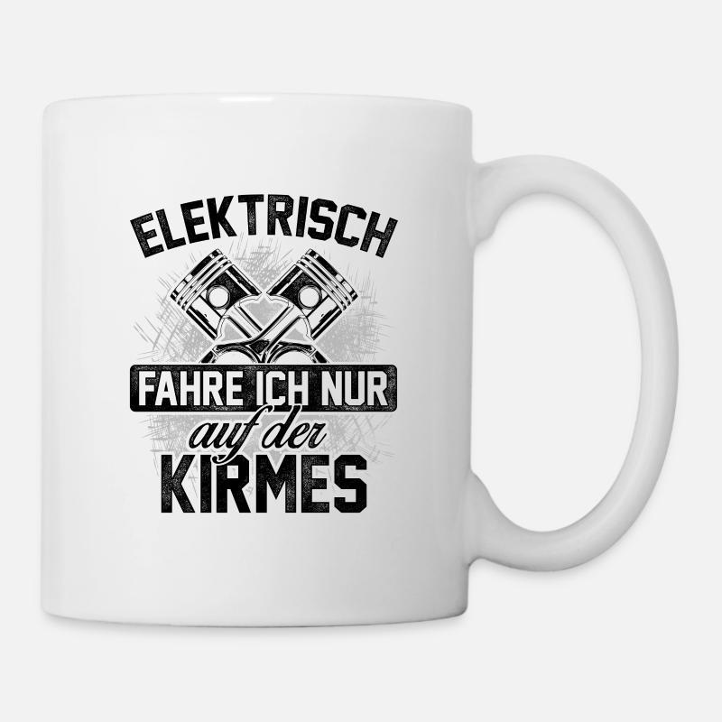 Handwerker Schrauber Mechaniker Elektrisch Nur Auf - Tasse - Weiß