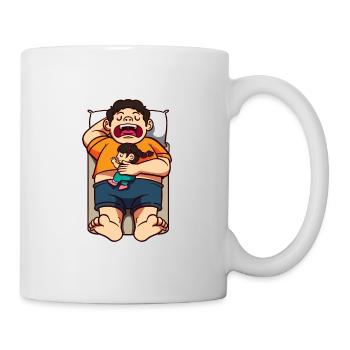 Liebe Papa und Tochter - Tasse - Weiß - Rechts