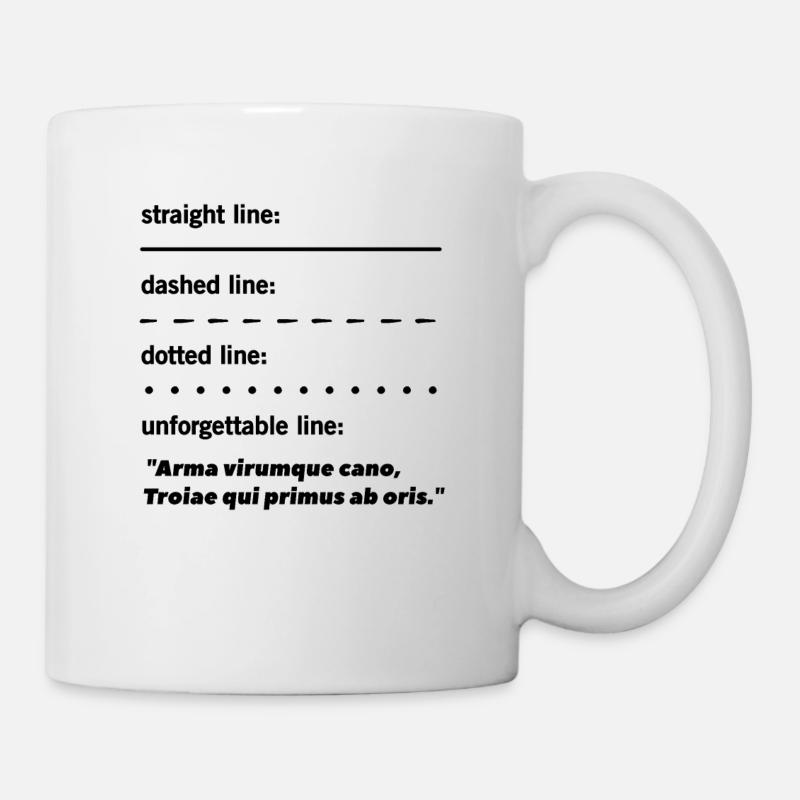 Latein Lateinlehrer Lateinisch - Tasse - Weiß