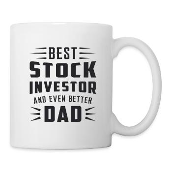 Actions Marché boursier Trader négociation idée de cadeau - Mug blanc - blanc - Droite