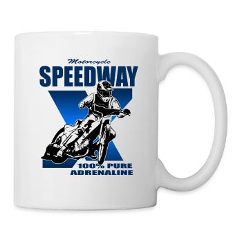 Speedway - Motorcycle Speedway - Tasse - Weiß - Rechts