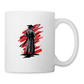 Vintage Turned Back Samurai - Mug - white - Right