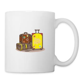 Reisen Sie drei Reisetaschen - Tasse - Weiß - Rechts