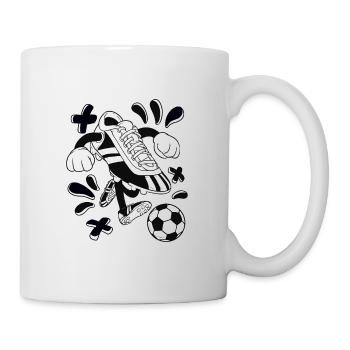 Chaussures de football sportif - Mug blanc - blanc - Droite