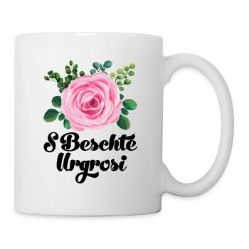 S beschte Urgrosi Uroma Schweiz Lieblingsoma Oma - Tasse - Weiß - Rechts