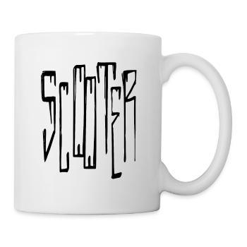 scooter - Tasse - Weiß - Rechts