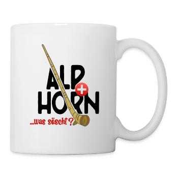 Alphorn Suisse était söscht - Mug blanc - blanc - Droite