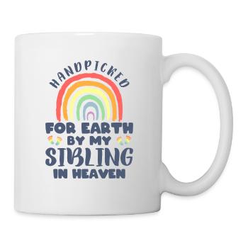 Trié sur le volet pour la terre par mon frère au ciel - - Mug blanc - blanc - Droite