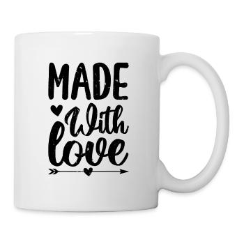 Made With Love Künstler - Tasse - Weiß - Rechts