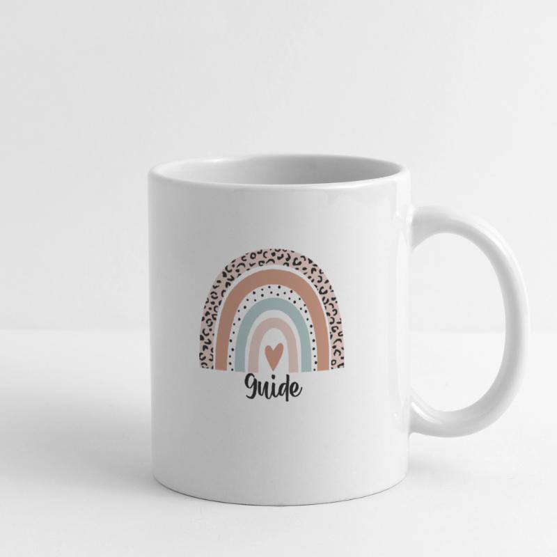 Guide Rainbow Leopard Funny Guide Gift Mug