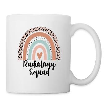 Technicien en radiologie Rainbow Leopard Xray - Mug blanc - blanc - Droite
