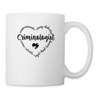 Criminologue - Mug blanc - blanc - Droite